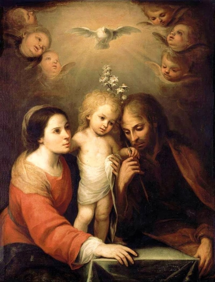 Holy Family by Juan Simón Gutierrez, 1680